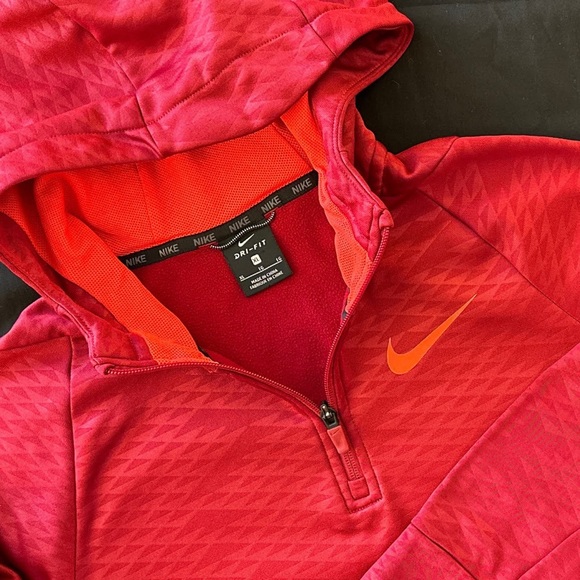 Nike Therma Big Boys Embossed 1/2 Zip Hoodie - Picture 5 of 7